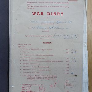 52 Recce Regt War Diary February 1945