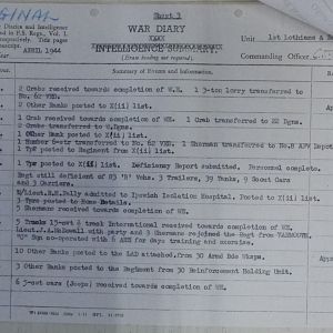 023  Apr 44 Regt WD Sheet 3