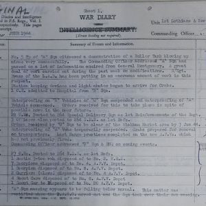 043 Jun 44 Regt WD Sheet 1