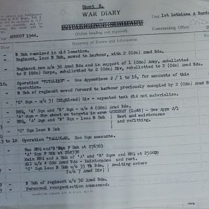 079 Aug 44 Regt WD Sheet  2