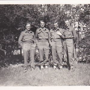 Arthur, Stan, Bob, Jimmy. Hamburg May 45