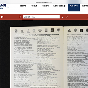 Eric ball obituary Burma star association