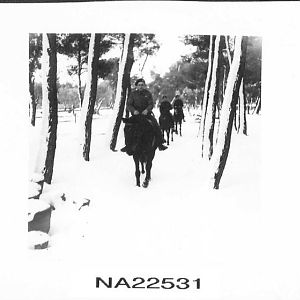My great grandad riding on horse in Greece
