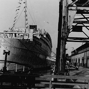 Queen Mary Docked Southampton